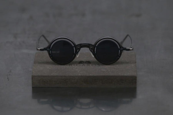 RIGARDS*ZIGGY CHEN Vintage Gray Black Frame Gray Lens Glasses RG1911CU (RG1911)